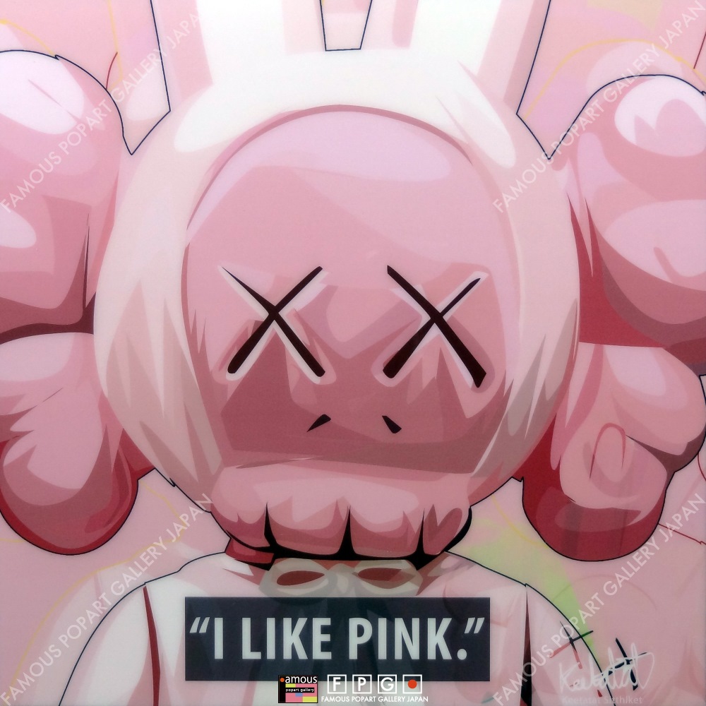 KAWS ACCOMPLICE -I LIKE PINK- / カウズ [ポップアートパネル