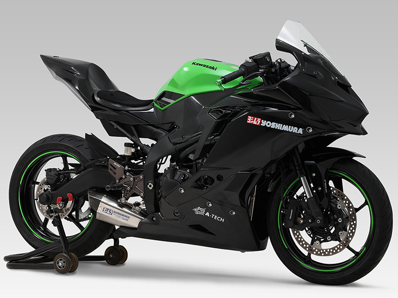 サーキット走行の強い味方 NinjaZX-4R/ZX-25R用ヨシムラマフラー登場