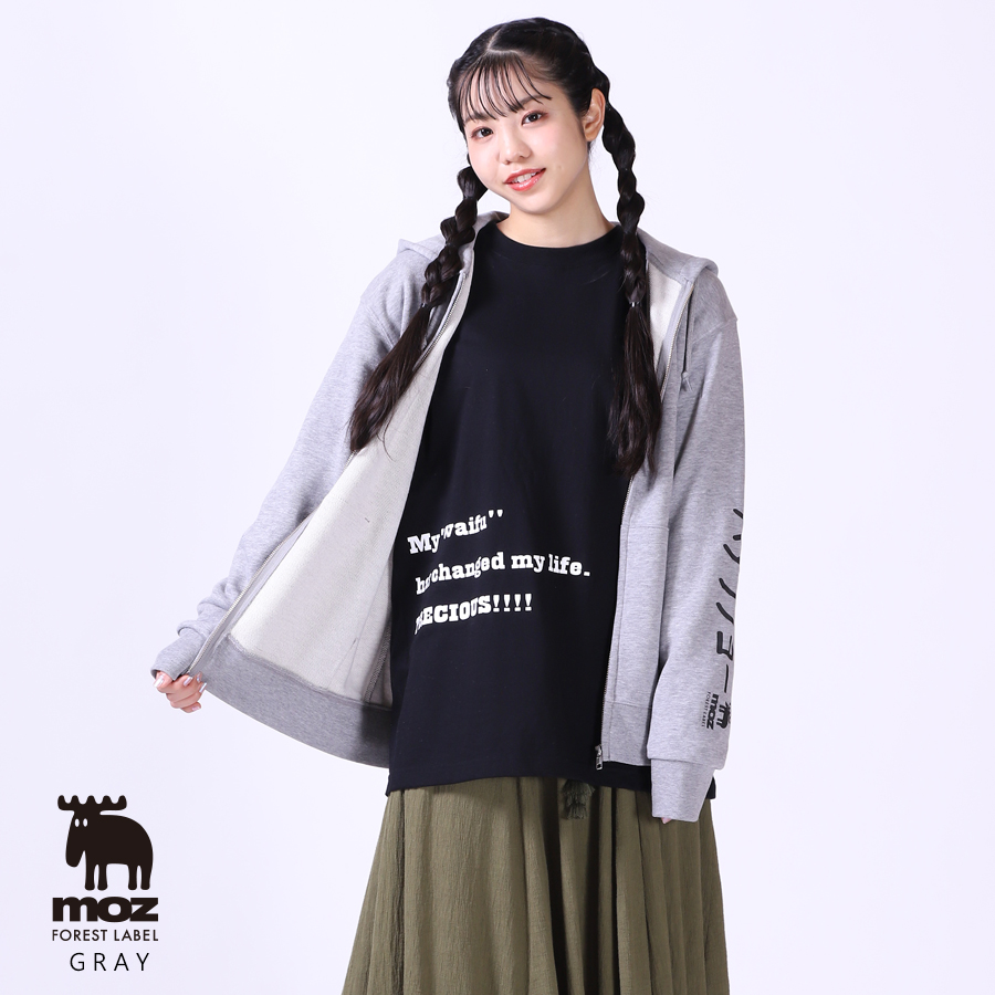 佐藤日向 × moz FOREST LABEL コラボZIPパーカー