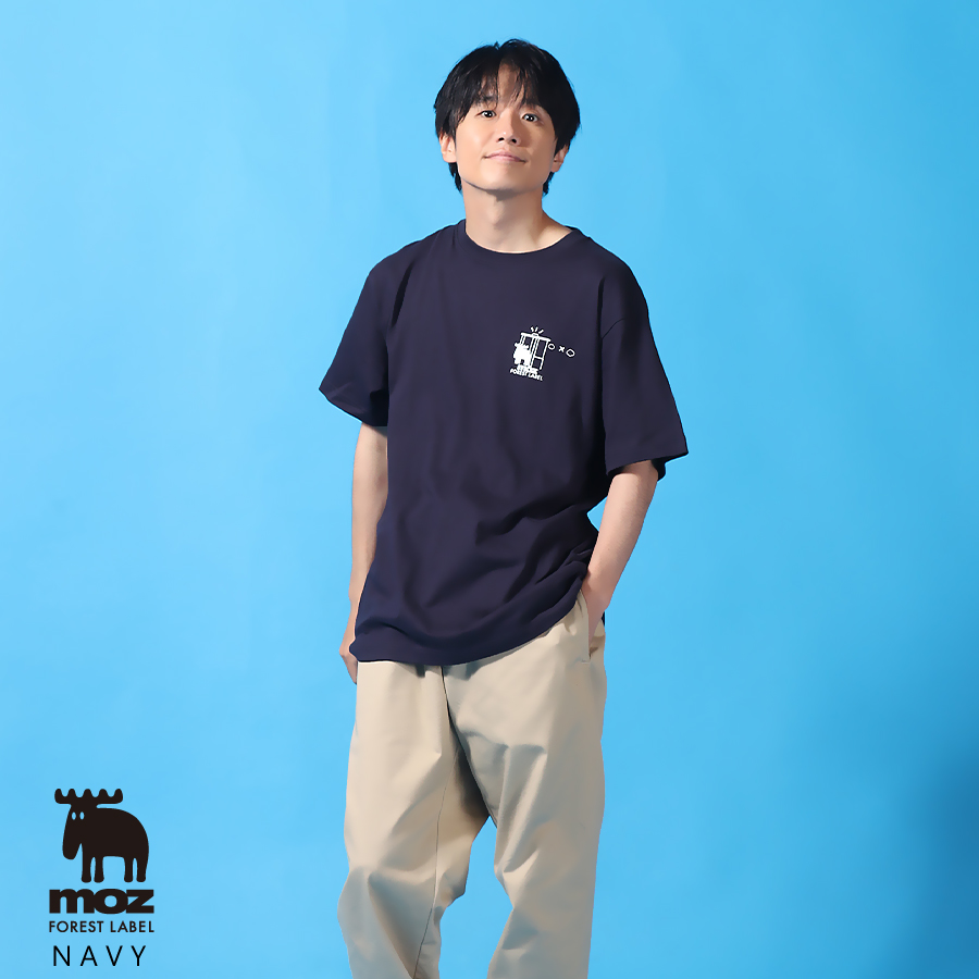 風間俊介×moz FOREST LABEL コラボ半袖Tシャツ