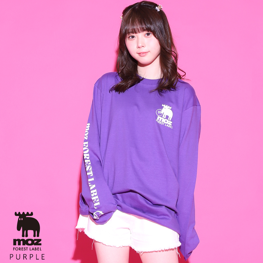 上田桃夏×moz FOREST LABEL コラボ長袖Tシャツ