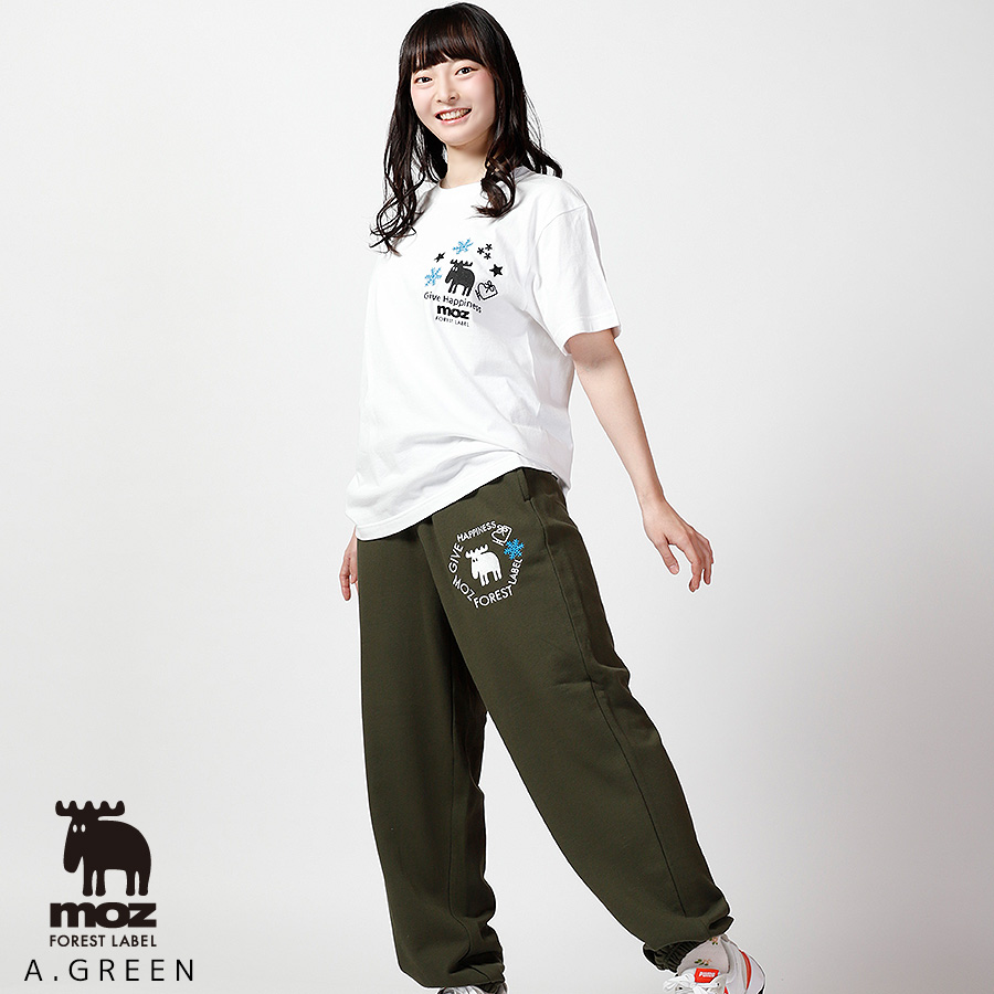 大庭雅 × moz FOREST LABEL コラボスウェットパンツ