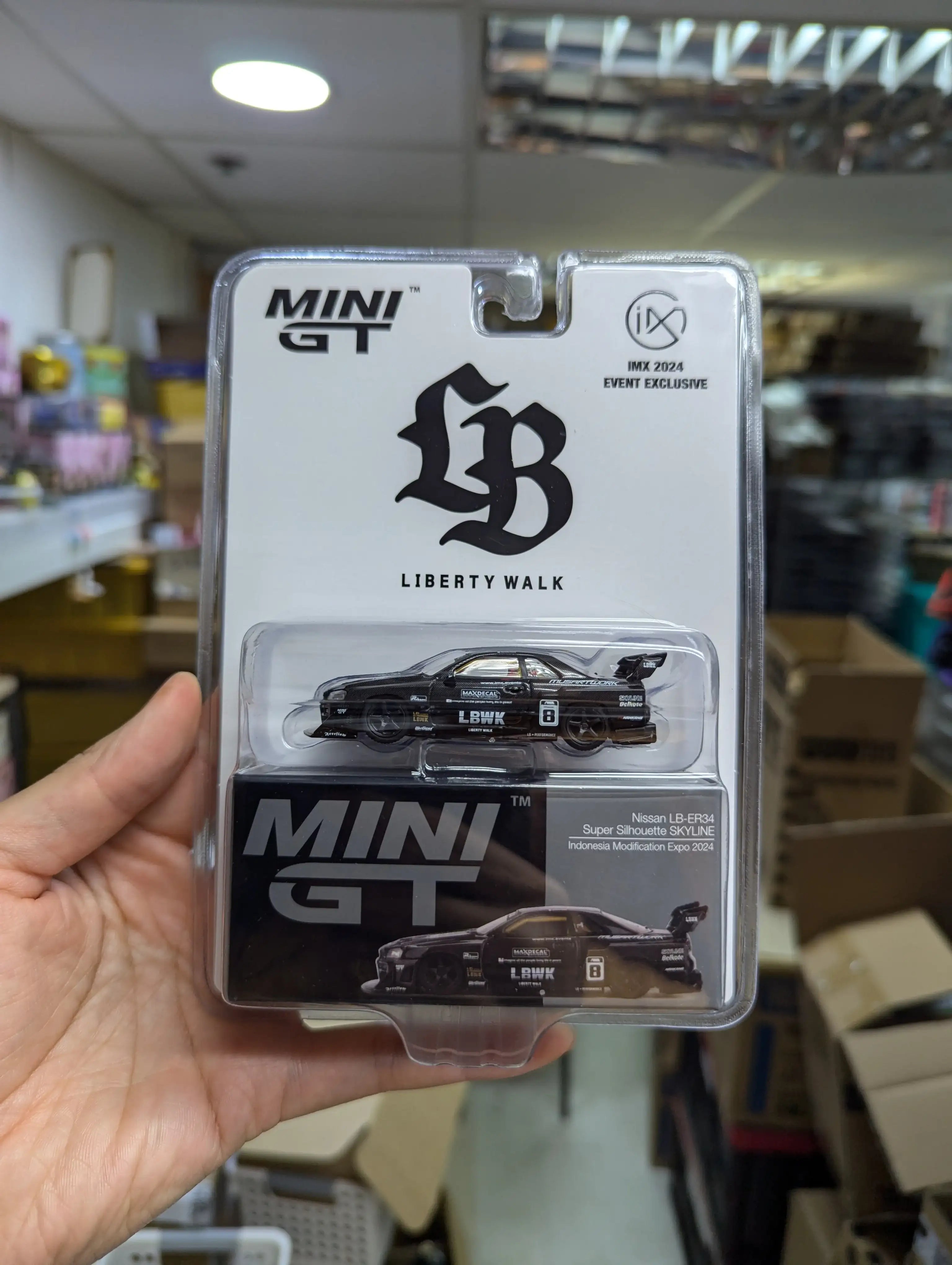Indoesia DieCast EXPO IMX 2024 Exclusive Mini GT #797 LB Works