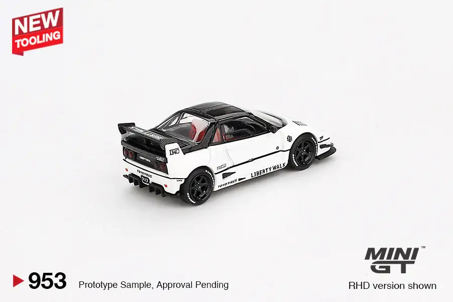 MINI GT #953 Mazda AZ-1 Liberty Walk LB40 White 2024 Tokyo Auto
