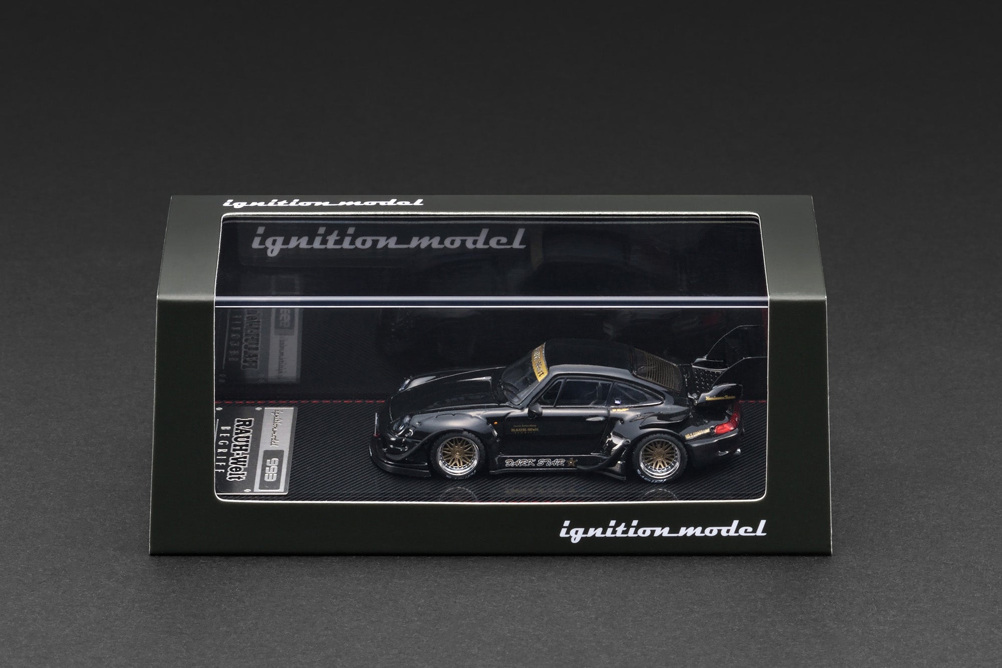 PREORDER* Ignition Model 1:64 Porsche RWB 993 in Black – Model