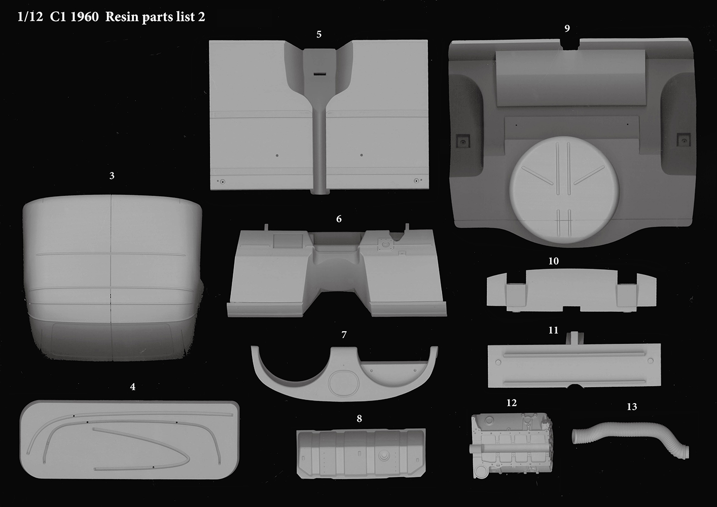 1/12scale Fulldetail Kit : C1 [1960]