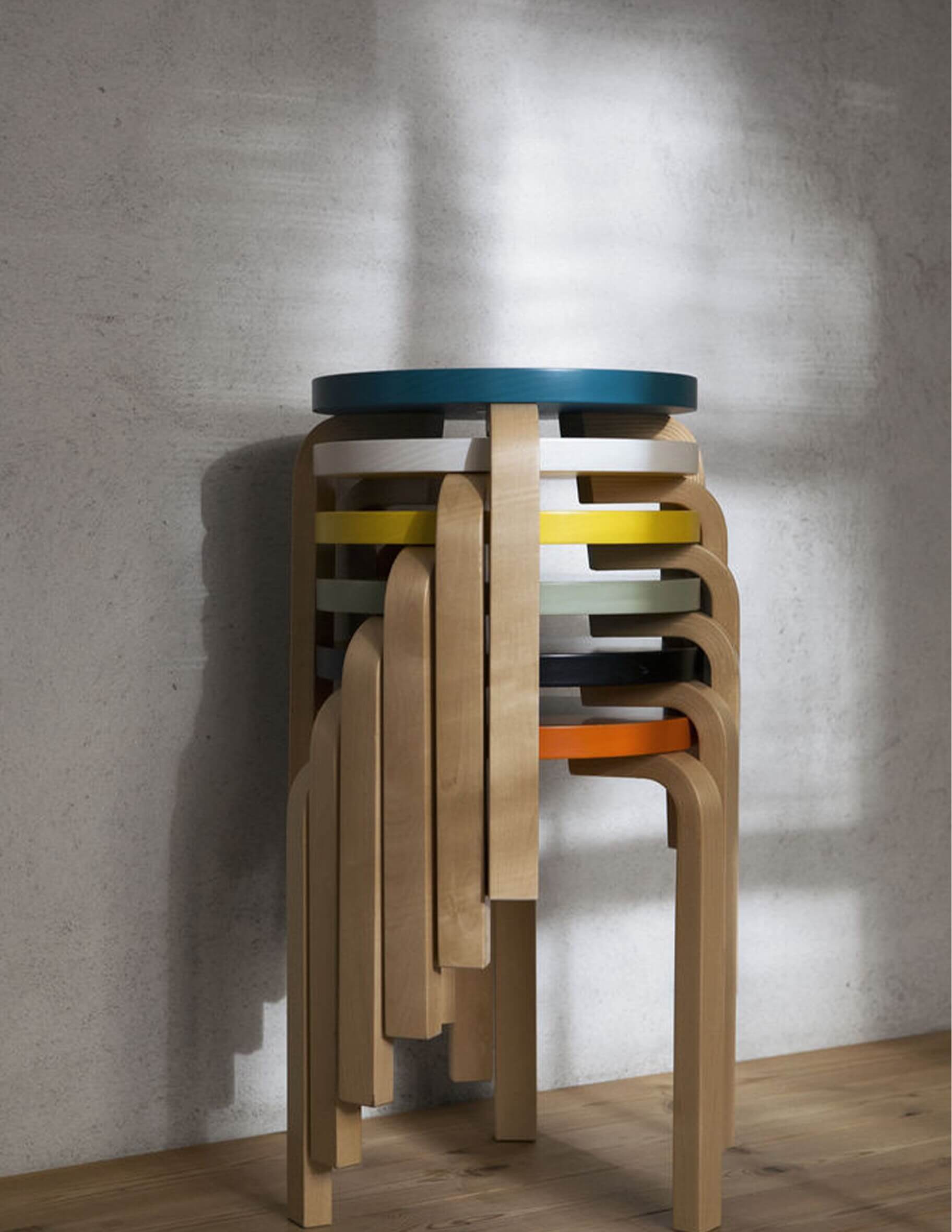 Stool 60 by Alvar Aalto for Artek turns 90 - Mohd