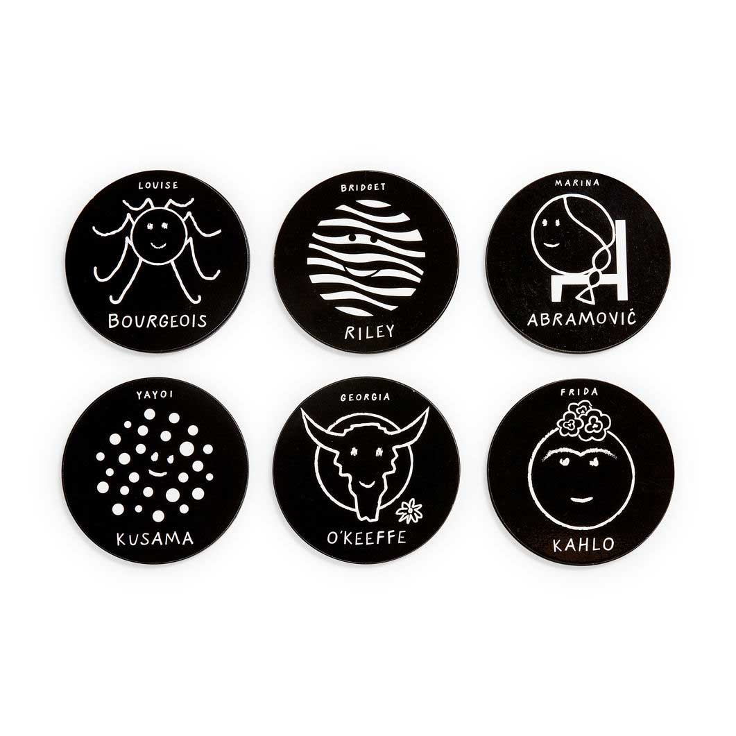 MoMA Herstory of Art コースター 6個セット(Herstory of Art