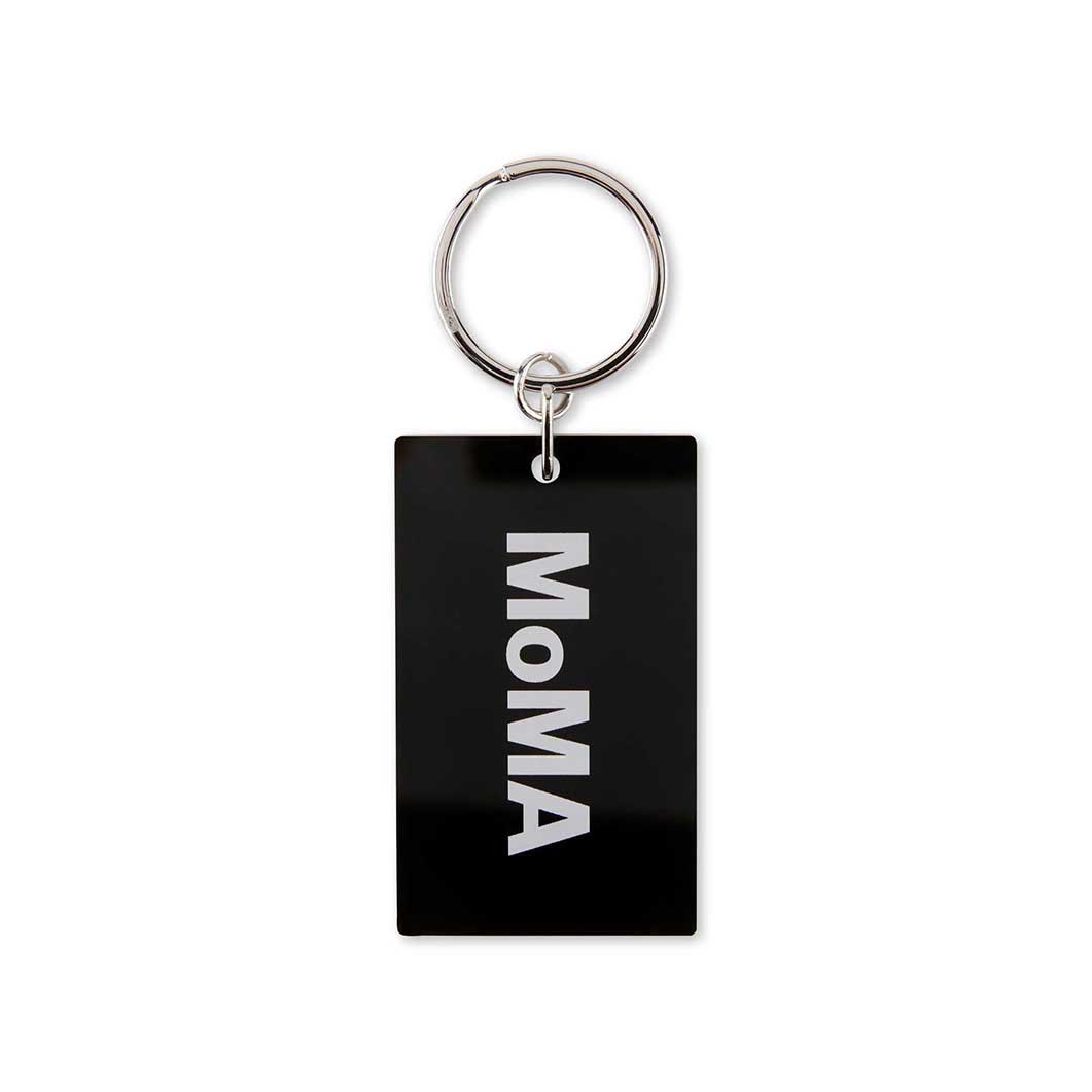 MoMA アドレス アクリル キーリング ブラック(ブラック)：ファッション