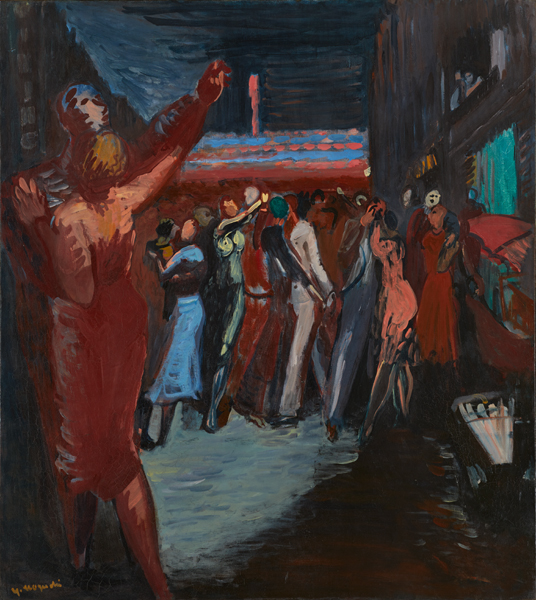 野口彌太郎《巴里祭》1932年 - 東京国立近代美術館