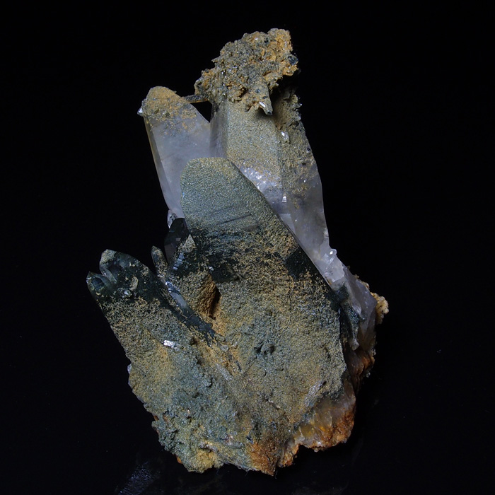 K1073 ガネッシュヒマール産ヒマラヤ水晶原石（群晶）（クラスター