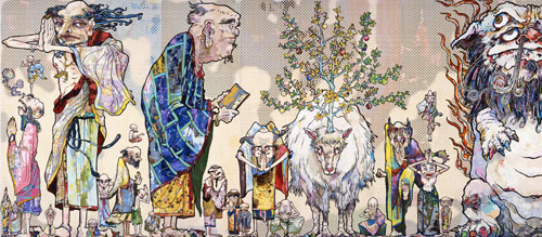 村上隆の五百羅漢図展」作品紹介#2～《五百羅漢図》&mdash