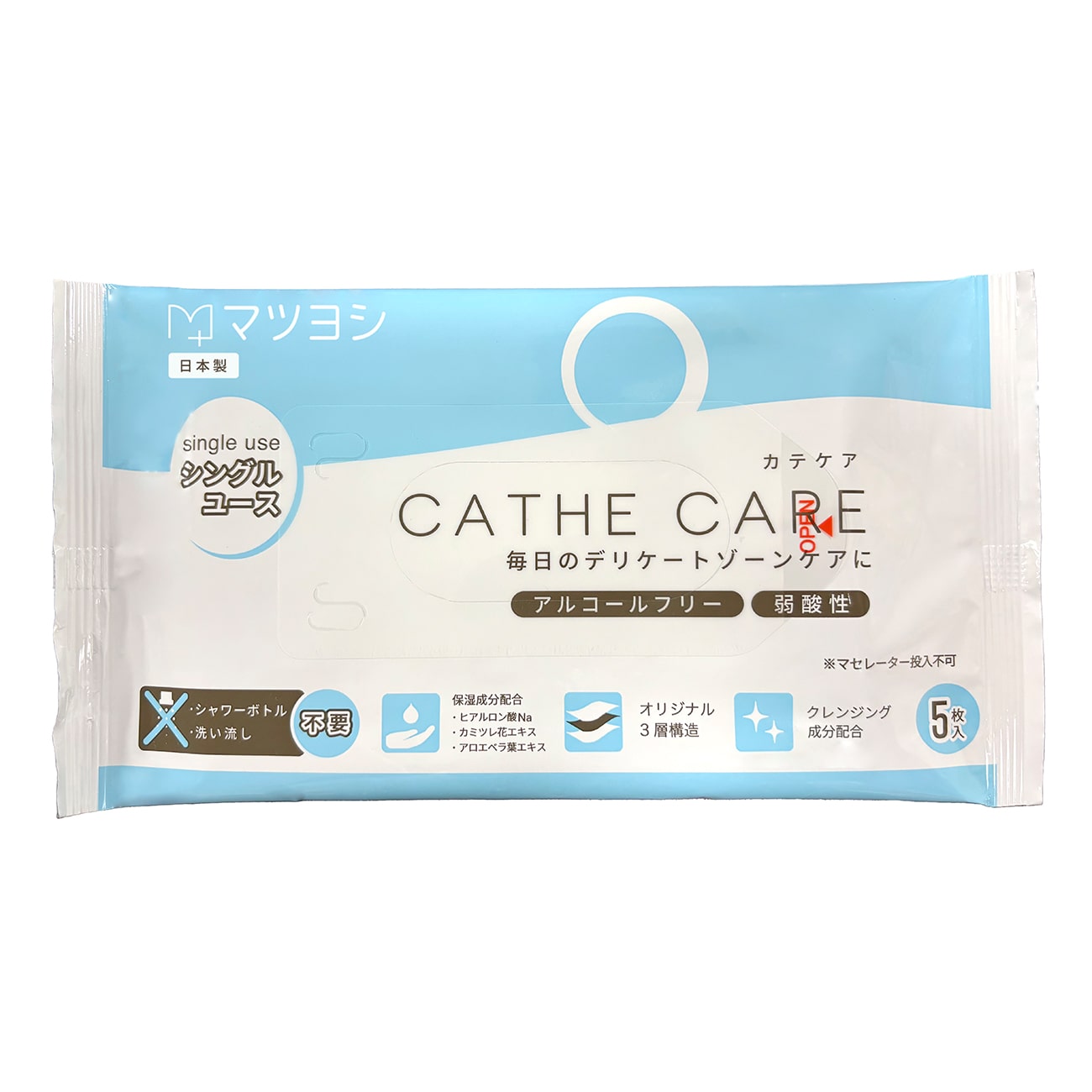 マツヨシ カテケア(保湿シート) 陰部清拭用シート 25-4095-00 マツヨシ