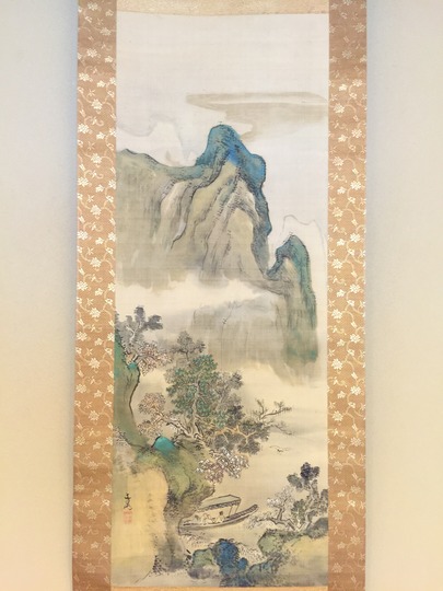 谷文晁 赤壁後遊図｜古美術・掛け軸の販売・買取・鑑定-松本松栄堂