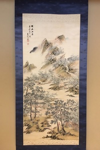 貫名海屋 浅峰山水図｜古美術・掛け軸の販売・買取・鑑定-松本松栄堂