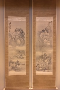 谷文晁 山水図｜古美術・掛け軸の販売・買取・鑑定-松本松栄堂
