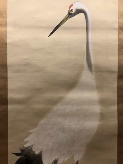 金島桂華 鶴｜古美術・掛け軸の販売・買取・鑑定-松本松栄堂