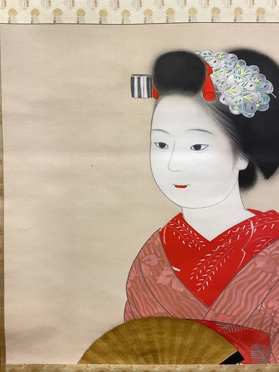中村貞以 舞妓｜古美術・掛け軸の販売・買取・鑑定-松本松栄堂