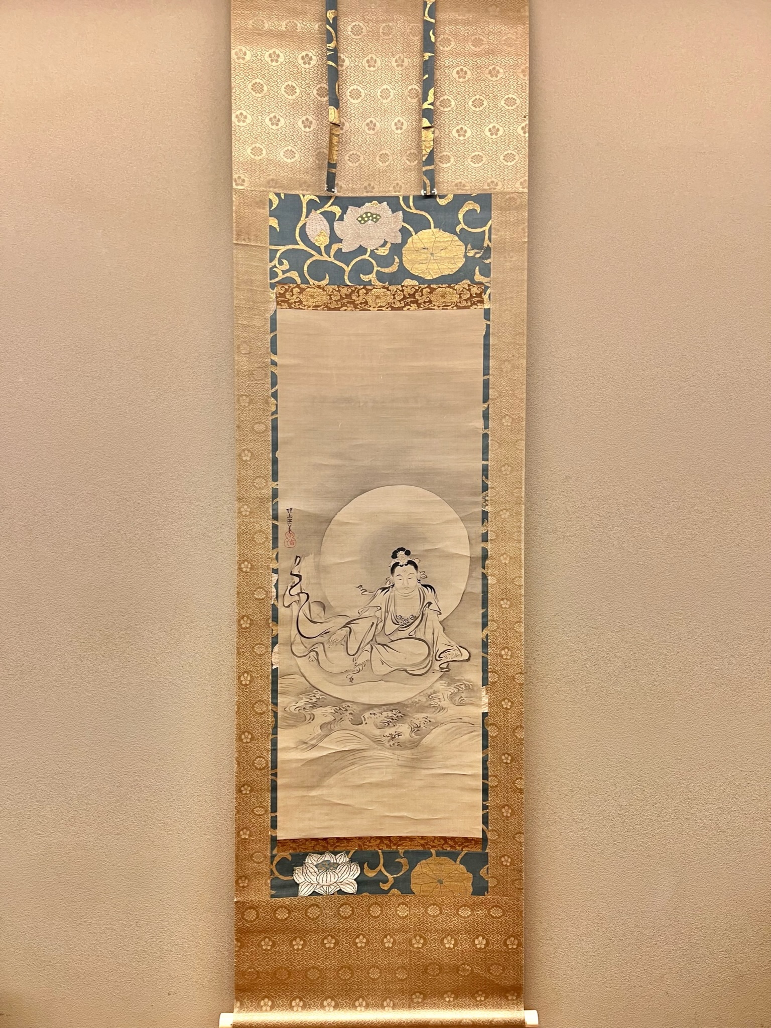 狩野探幽 観音｜古美術・掛け軸の販売・買取・鑑定-松本松栄堂