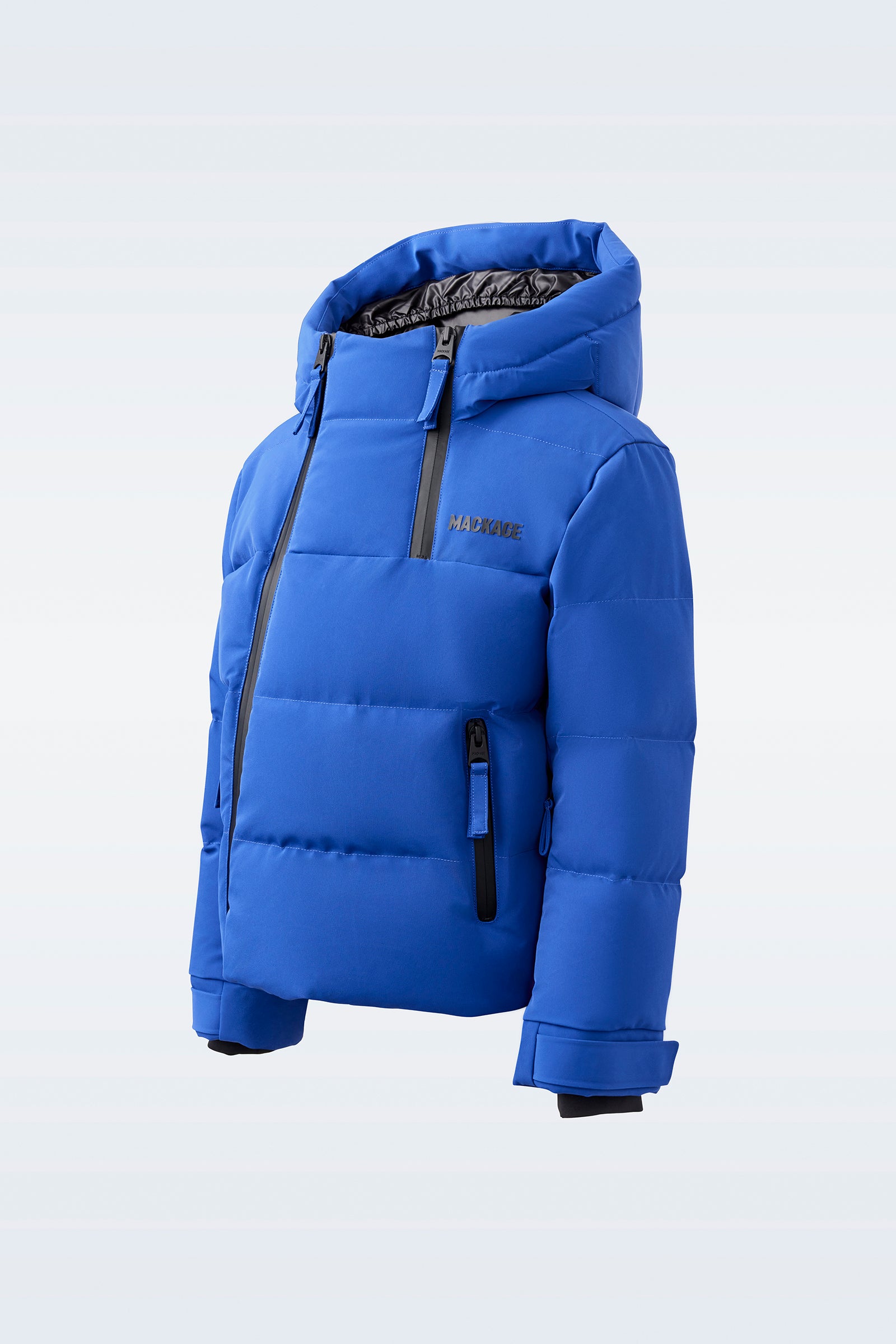 Leland, Lightweight down ski jacket with hood for toddlers (2-6