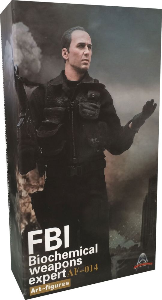 FBI Biochemical Weapons Expert Art Figures - Machinegun