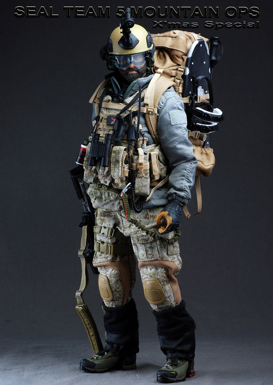 Figurine 1/6 SEAL TEAM 5 MOUNTAIN OPS - Machinegun.fr