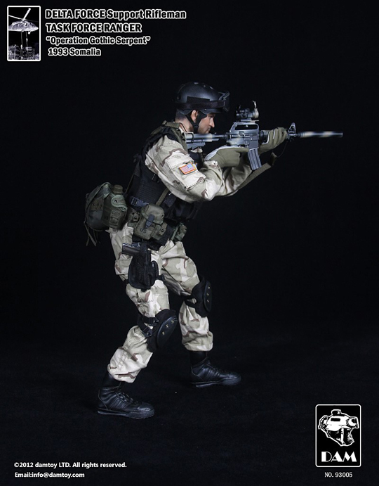 Delta Force Support Rifleman Dam Toys - Machinegun