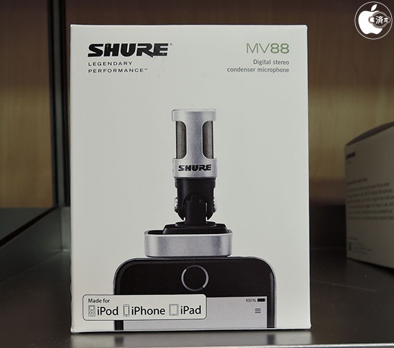 Apple Store、ShureのLightningコネクタ搭載デジタルコンデンサー