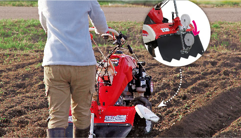 作業性｜Minnie Tiller MMR400A/MMR600A｜ミニ耕うん機｜製品情報