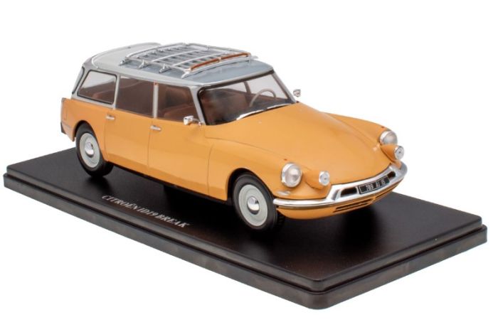 Voiture de 1958 couleur jaune – CITROEN ID19 break | Marketoy