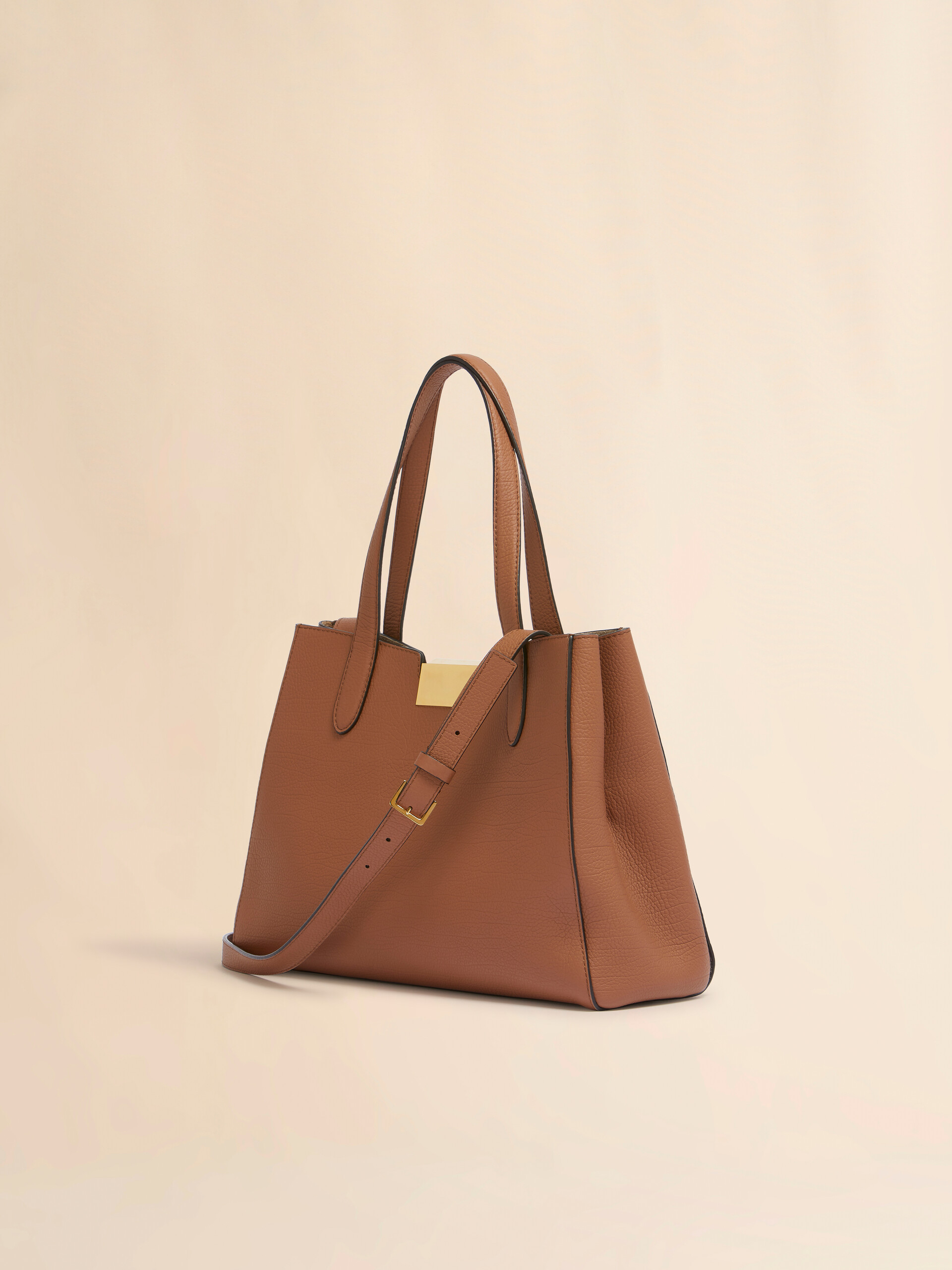 ブラウン レザー製 Trunkaroo トートバッグ | Marni