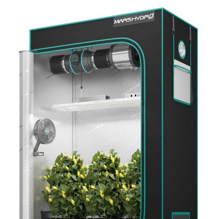 2'x4' Complete Grow Tent Kits | TSL2000 LED | Mars Hydro