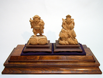 高村光雲《大黒》《恵比寿》 – 丸沼芸術の森 – MARUNUMA ART PARK
