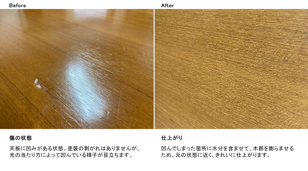 テーブル傷のあれこれ - マルニ木工 公式サイト - Maruni