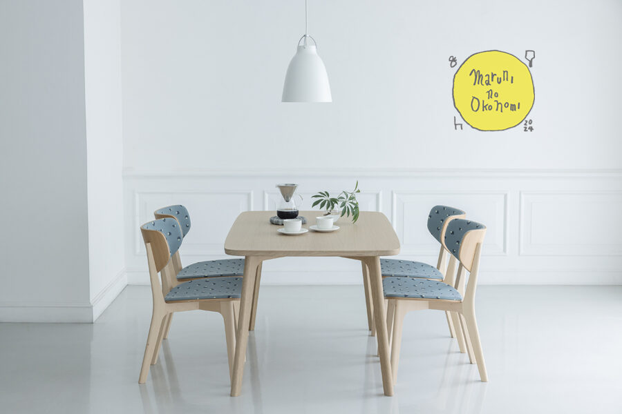 直営3店舗、パートナシップ店、オンラインショップにて、maruni×minä