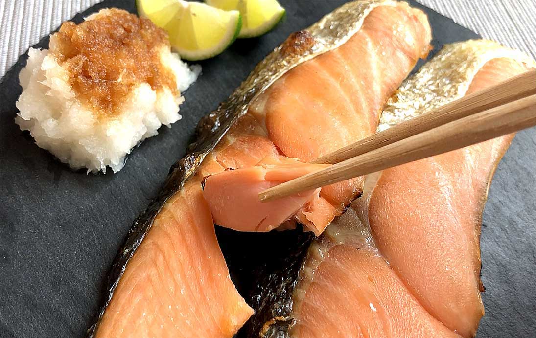 日高産銀聖鮭山漬切身セット(化粧箱入) 鮭 鮭・いくら・北海道食材の