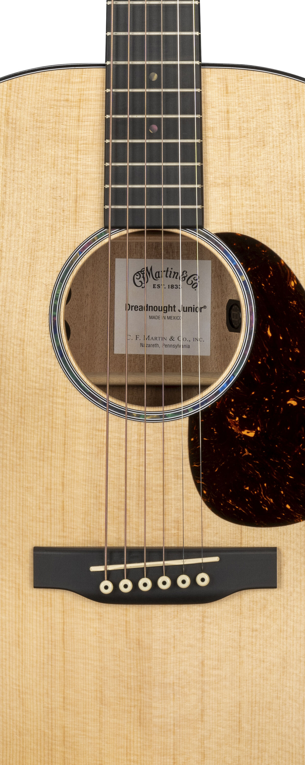 Martin D Jr E Left Handed Acoustic-Electric Guitar | Martin Guitar