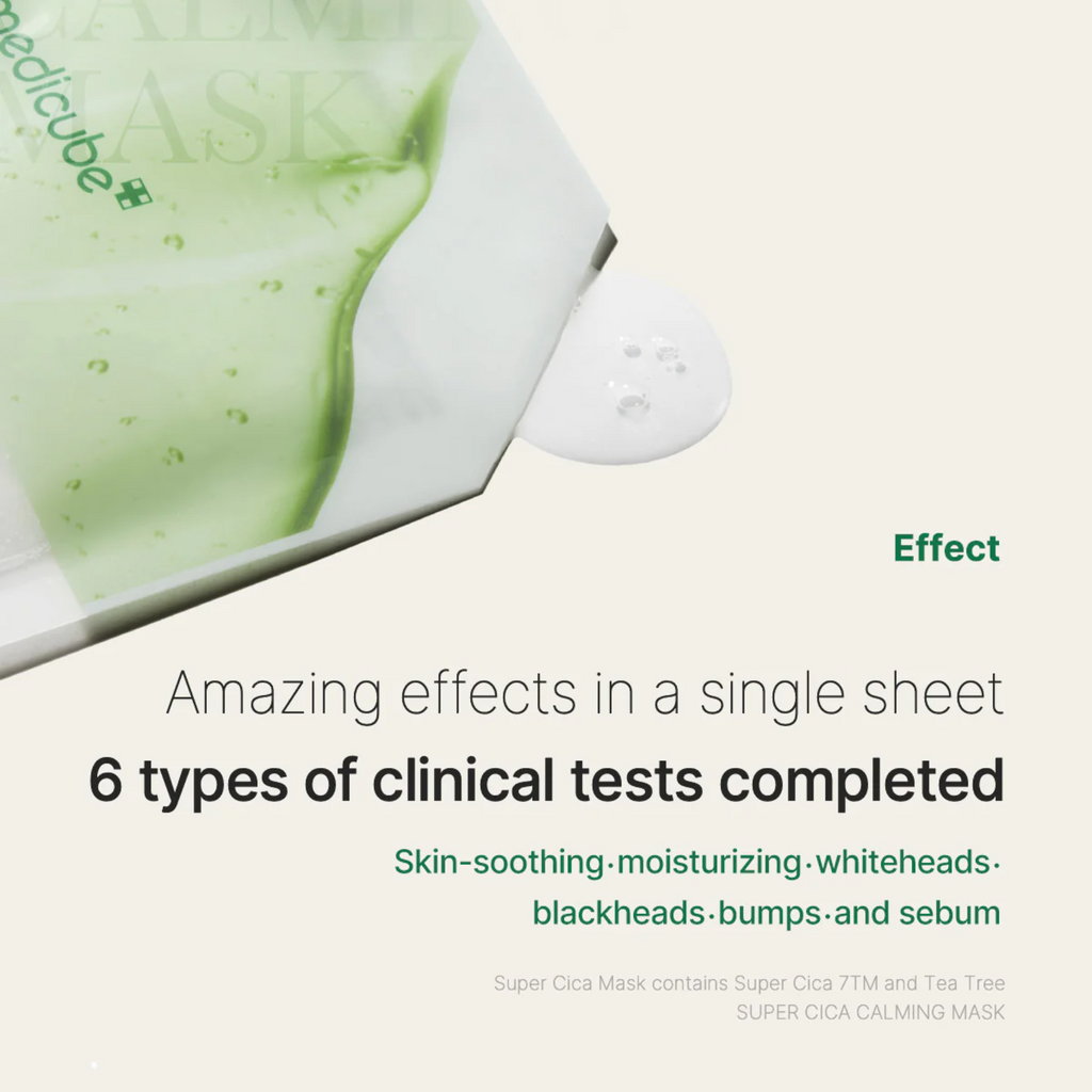 Medicube Super Cica Calming Mask - 1 Sheet | Masksheets