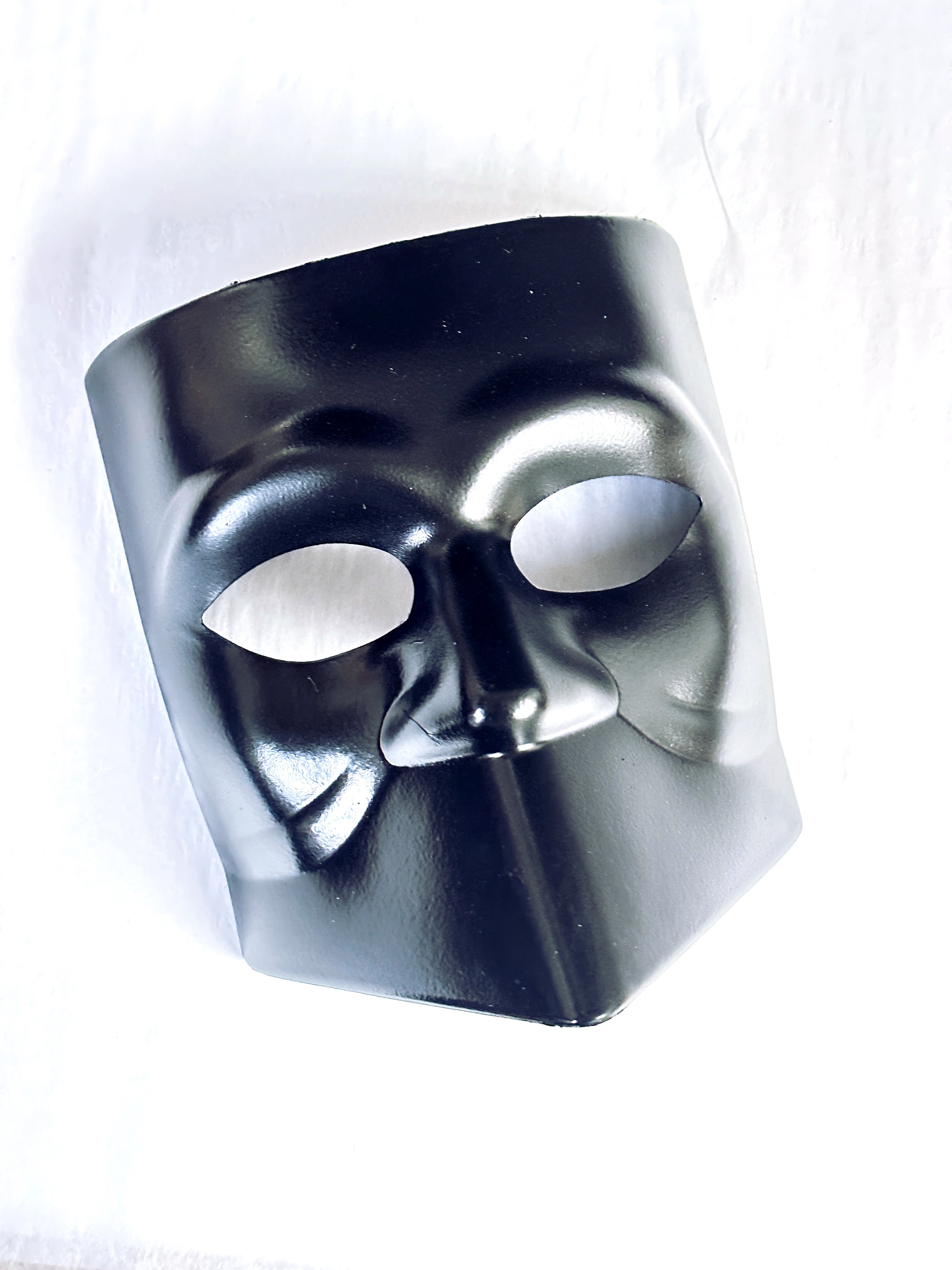 Mens Masquerade Mask Bauta Black – Masquerade Store