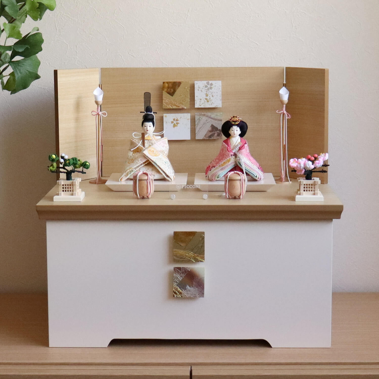美品」 米洲 立雛人形 桐箱入り 美品」 米洲 立雛人形 桐箱入り
