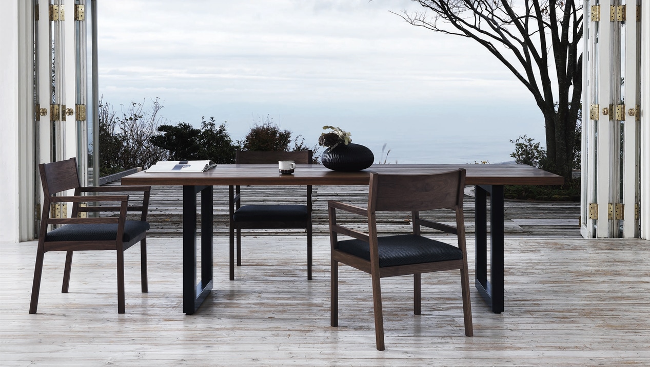 WILDWOOD THICK41 DINING TABLE(短納期 W 140cm × D 65cm)の通販
