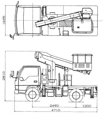 AT-100TG | 高所作業車諸元表 | 高所作業車のエムシーサプライ