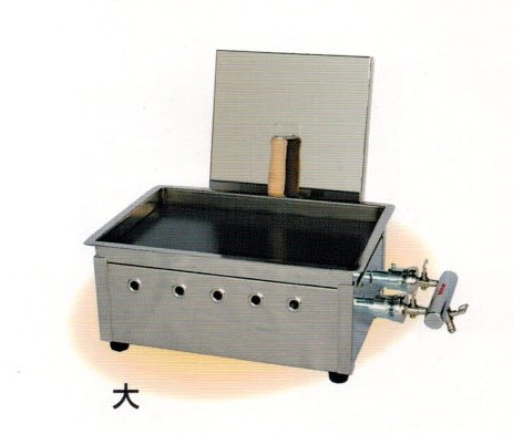 業務用 ガス式 卓上 どて焼き器 (大) 横幅390x奥行260x高さ185mm
