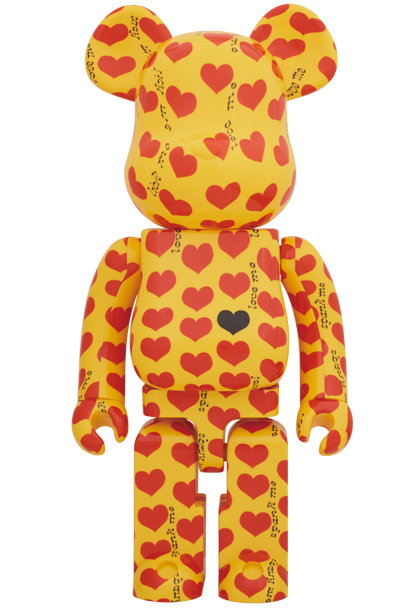 MEDICOM TOY - BE@RBRICK Yellow Heart 1000％