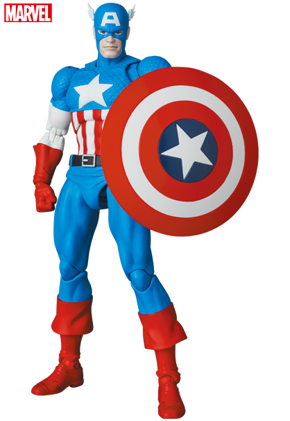 MEDICOM TOY - MAFEX CAPTAIN AMERICA（COMIC Ver.）