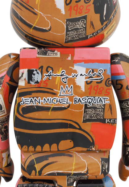 MEDICOM TOY - BE@RBRICK Andy Warhol × JEAN-MICHEL BASQUIAT #2 1000％