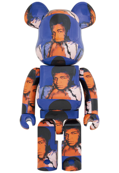 MEDICOM TOY - BE@RBRICK Andy Warhol's Muhammad Ali(TM) 1000％