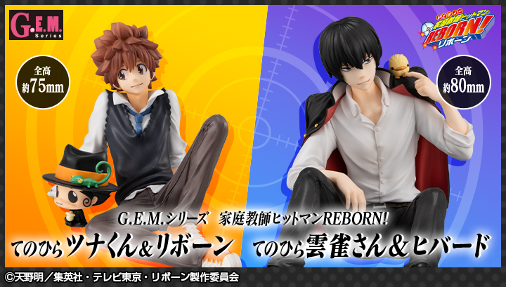 家庭教師ヒットマンREBORN! てのひらツナくん＆リボーン | メガホビ