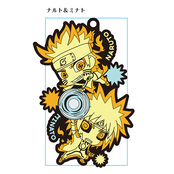 NARUTO -ナルト- 疾風伝 ラバーマスコットでツーマンセルだってばよ