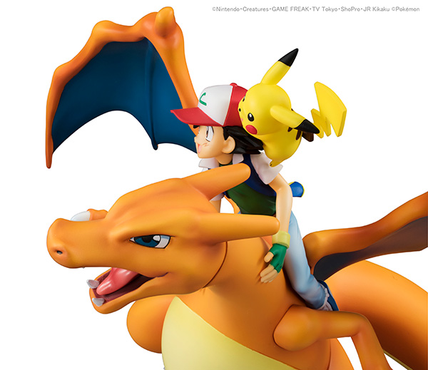 ポケットモンスター サトシ&ピカチュウ&リザードン | メガホビ
